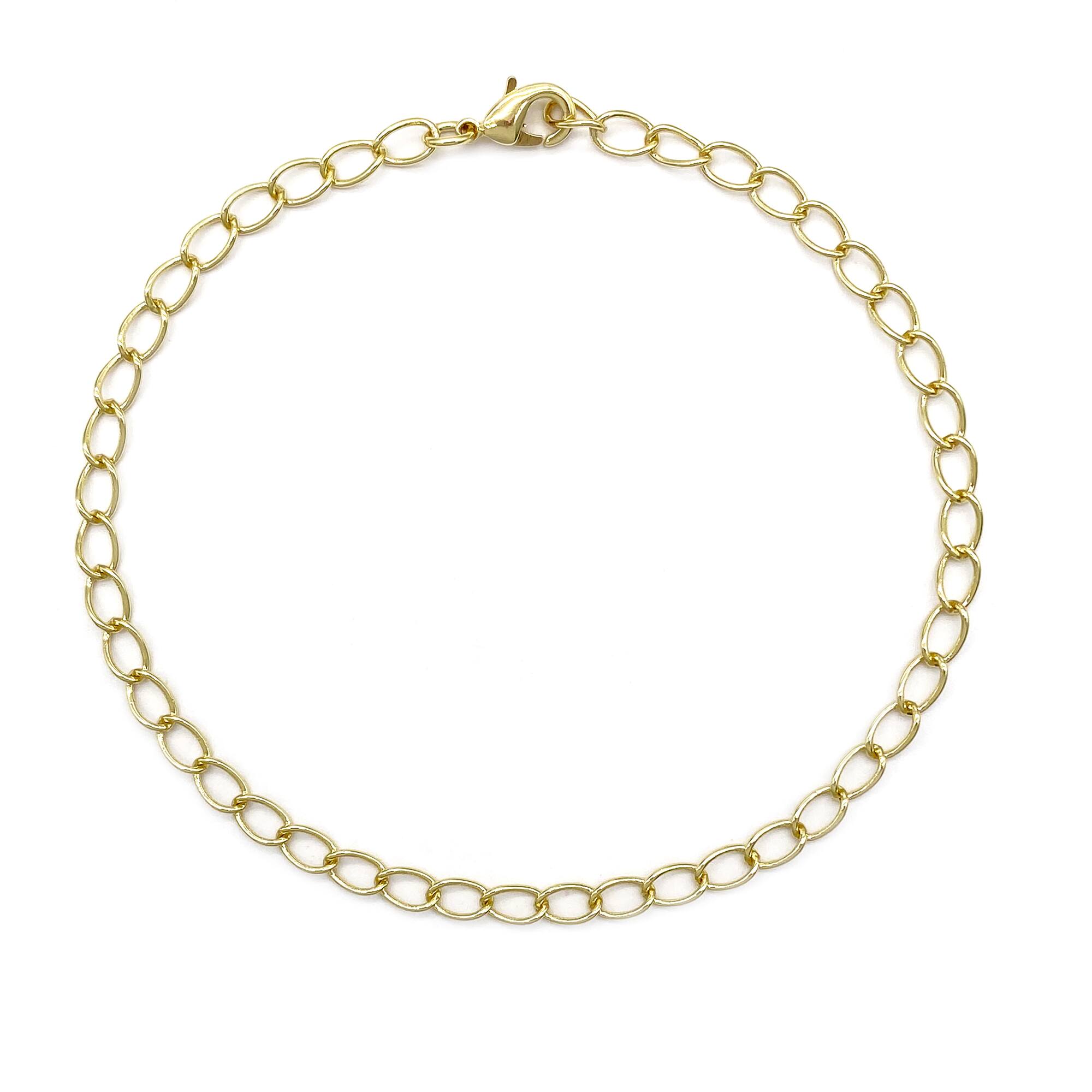 18K Gold Plated Curb Bracelet by Bead Landing™
